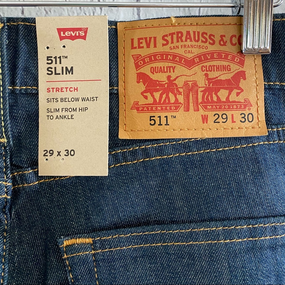 Levi’s Original 511 Slim Denim Jeans - Picture 9 of 13